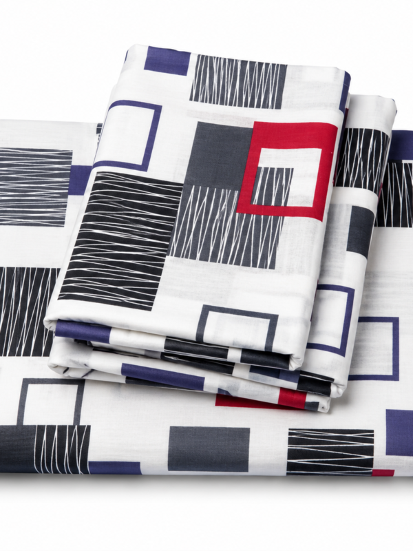 Geometric Patterned Bedsheet