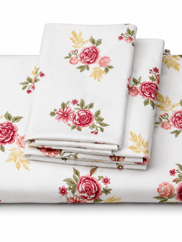 Rose Floral Bedcover Set