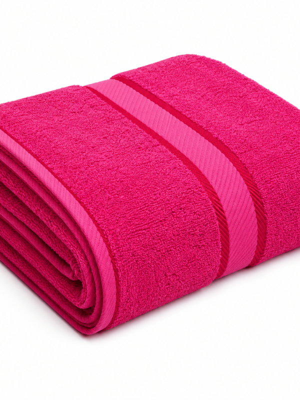 Hot Pink Textured Towel