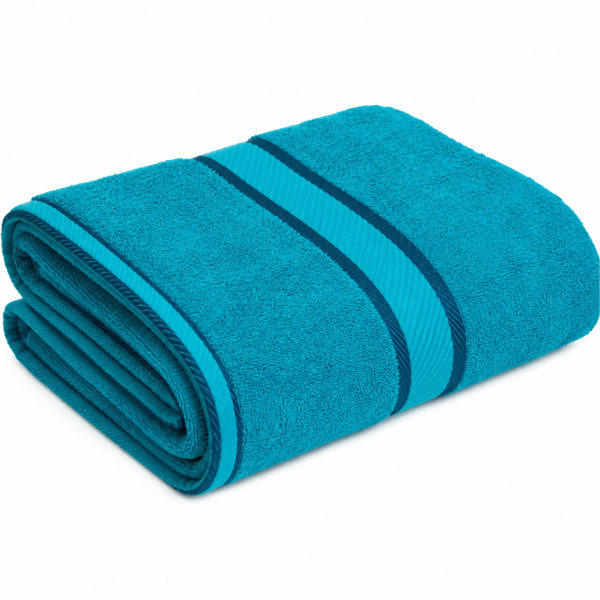 Turquoise Striped Towel